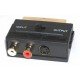 SCART to S-Video Adaptor with Direction Switch